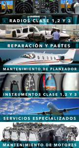 servicio de mantenimiento de radio, partes, instrumentos, motoresALS | taller aeronáutico
